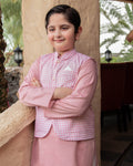 Blush, Designer Waistcoat Dress for Boys
Classy waistcoat  
Fabric Cotton
Waistcoat Pastel pink 
Kurta Light pink 
Trouser White
3pc dress
Shop online for quality formal and party designer dresses.
FRONT