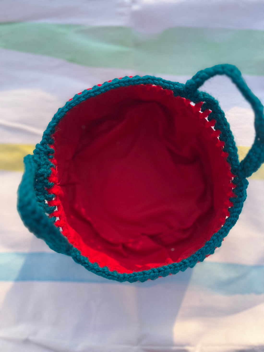 Red Floral Basket