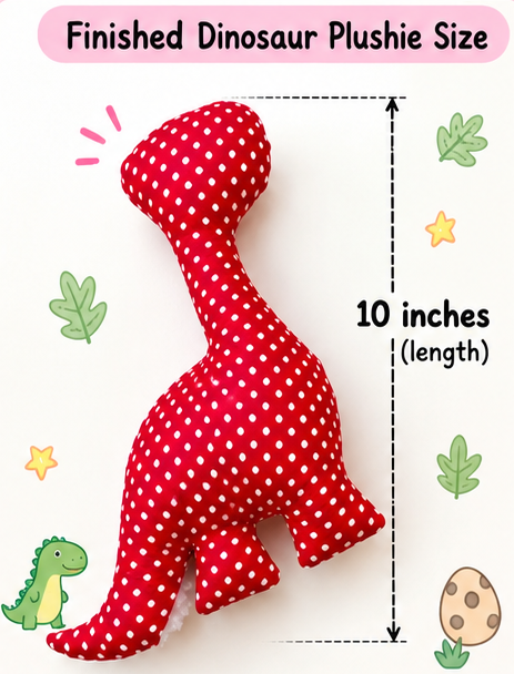 Dinosaur DIY Plushie Kit