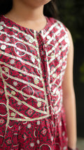 Ajrak traditional gotta lace maroon frock trouser cotton baby clothes, baby girl clothes, boys clothes, boys clothing, children clothes, childrens clothes sale, girls clothing, kids clothes, kids clothes online, kids clothing, kids clothing stores, kids shopping, online shopping, women clothing kids shopping at best price in Pakistan with express shipping at your doorstep.