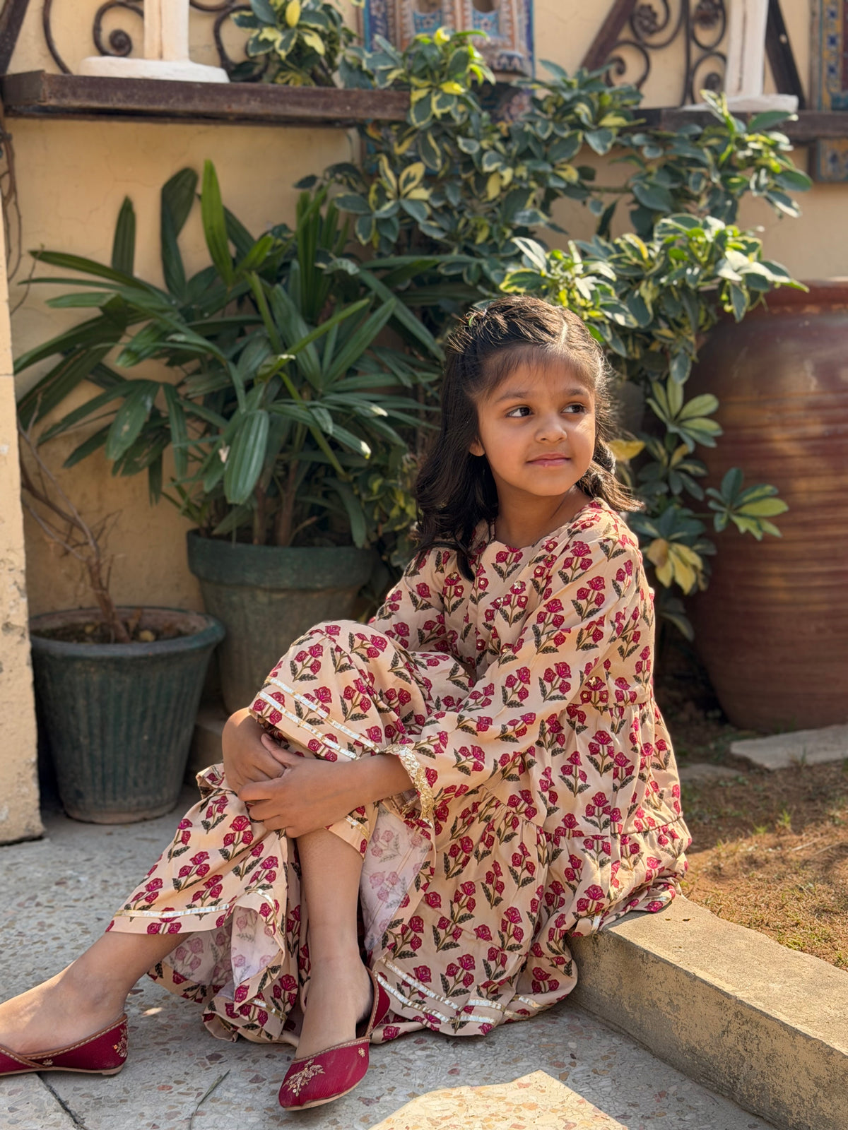 Skin Gharara Set
