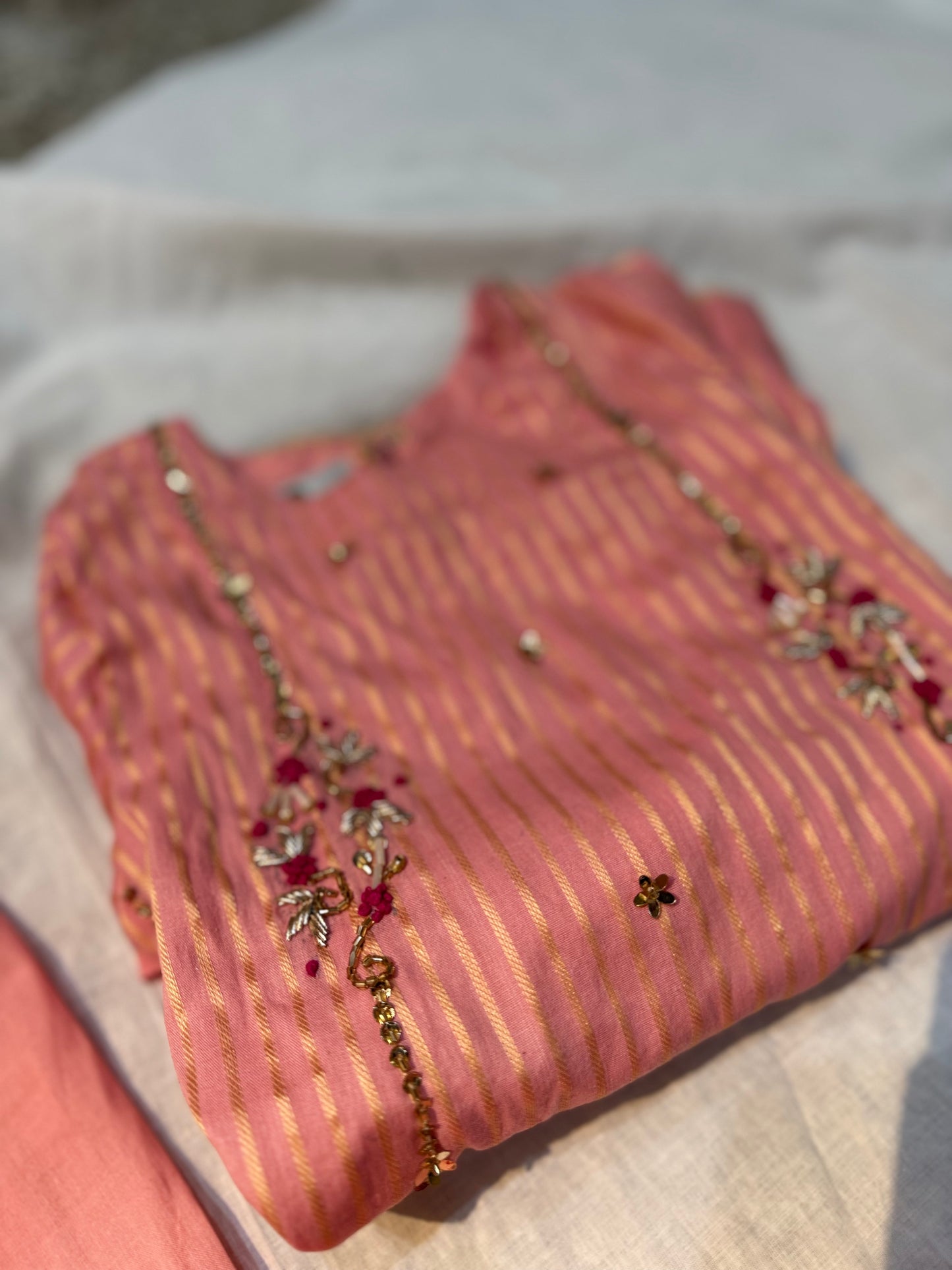 Pink Frock Gharara