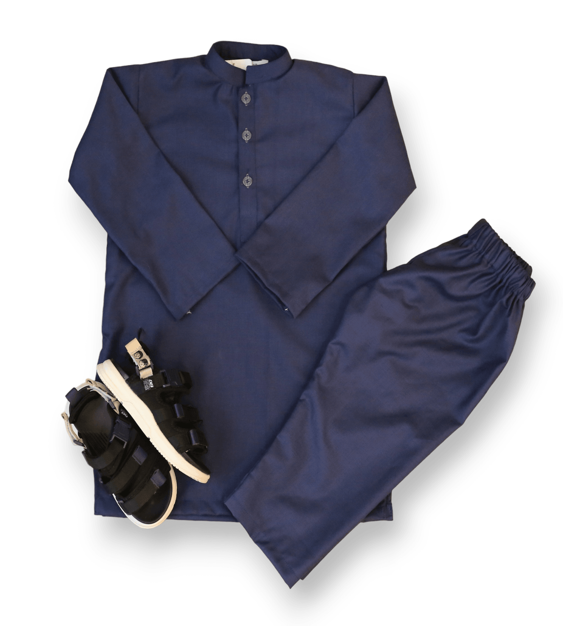 Azure II Kurta dark blue wash and wear