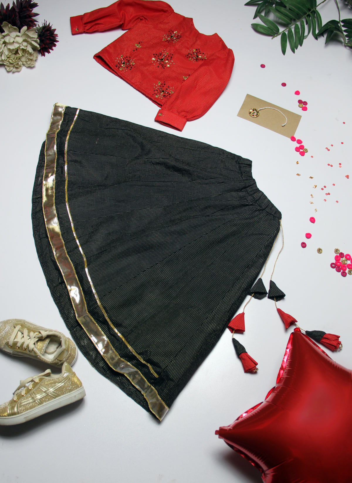 LAAL GULAB: Lehenga for Girls
