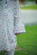 Girl's fashion Kurta Cotton festivals off white