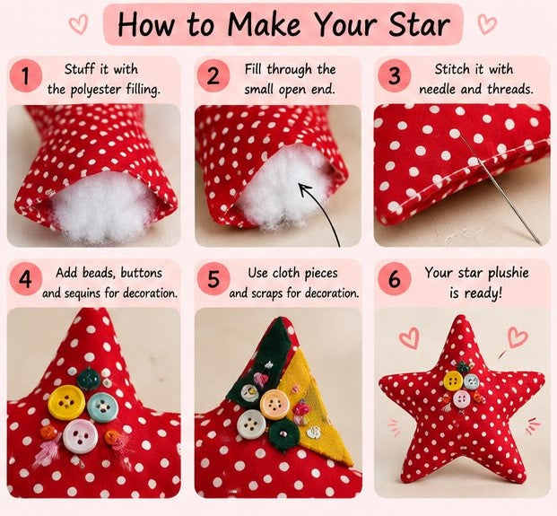 Star DIY Plushie Kit