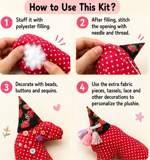 Unicorn DIY Plushie Kit