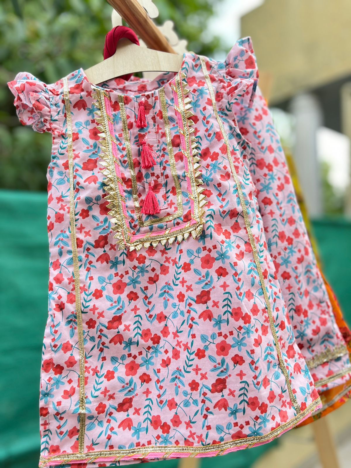 Eid Dresses Little Girl Lawn Dress Design 2019 Fucshia Girls