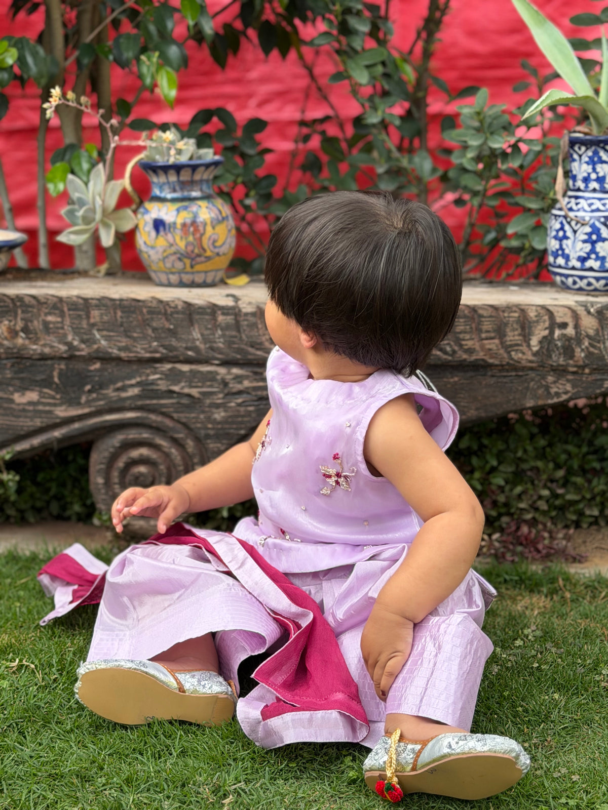 Lilac Farshi Shalwar Set