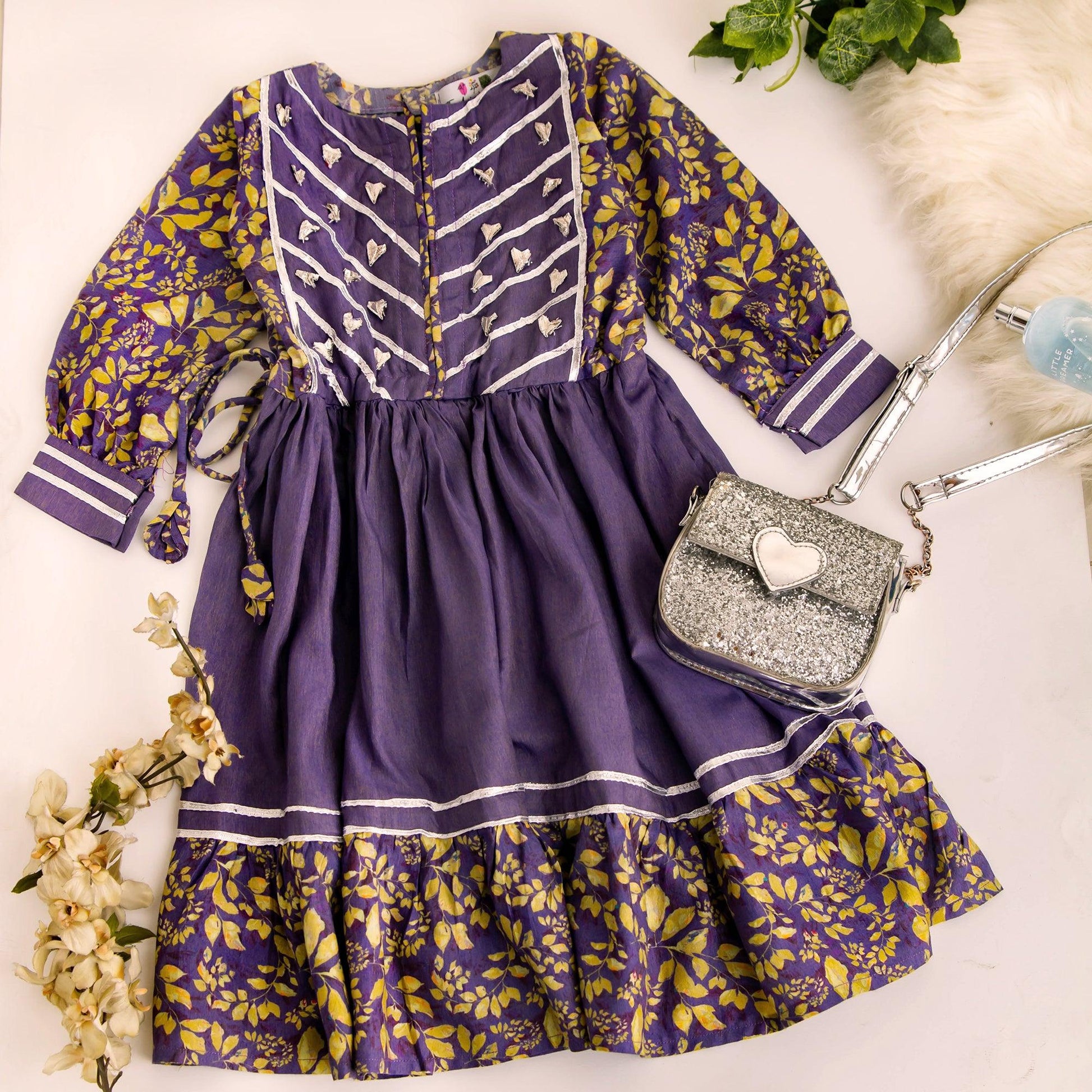 violet girl buy at best clothing  price Pakistan - 1