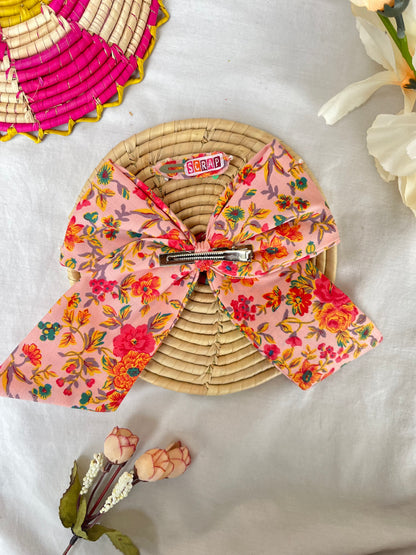 Pink Sequins Bow
