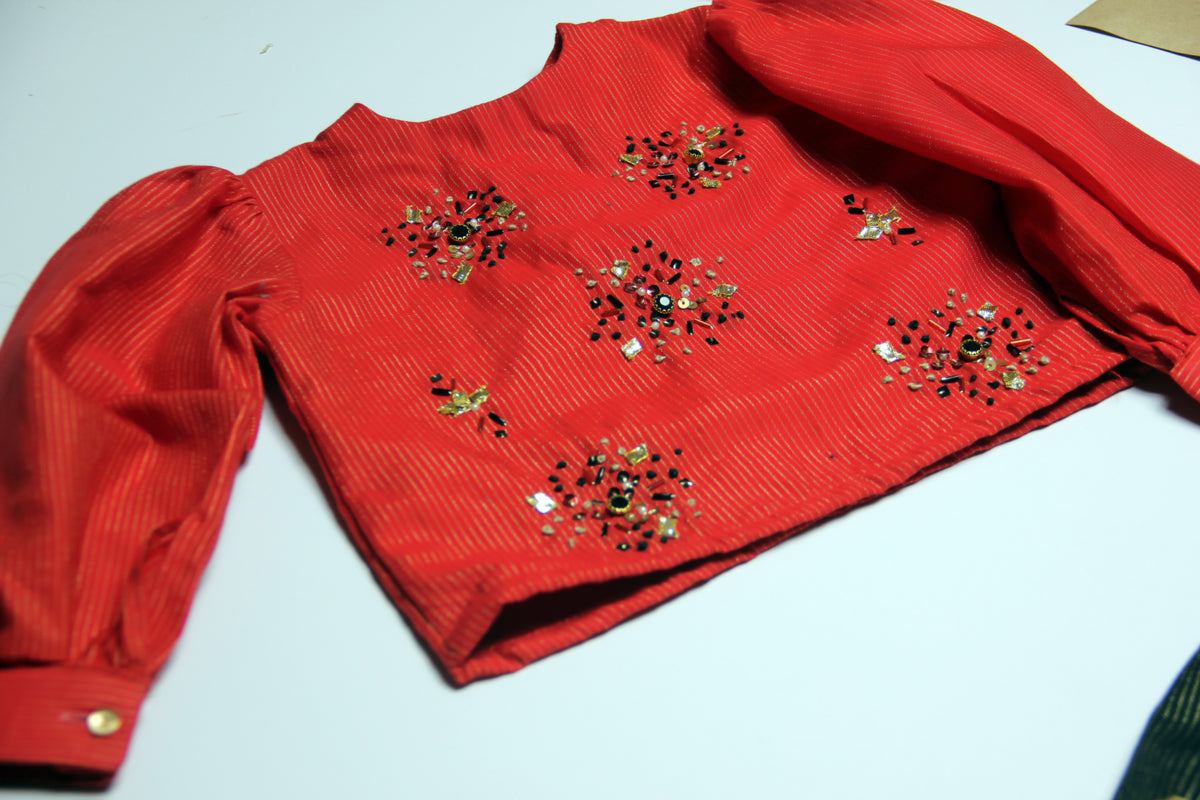 LAAL GULAB: Lehenga for Girls
