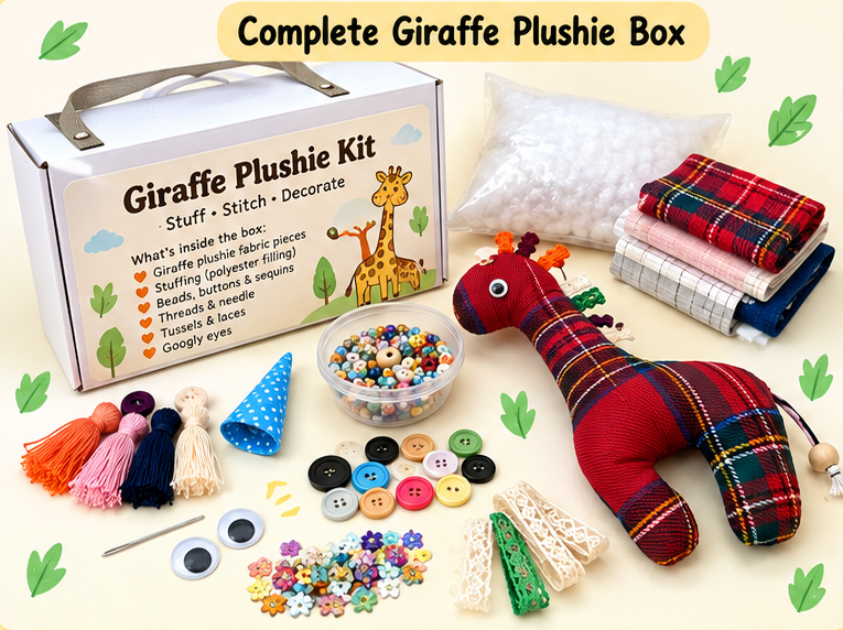 Giraffe DIY Plushie Kit