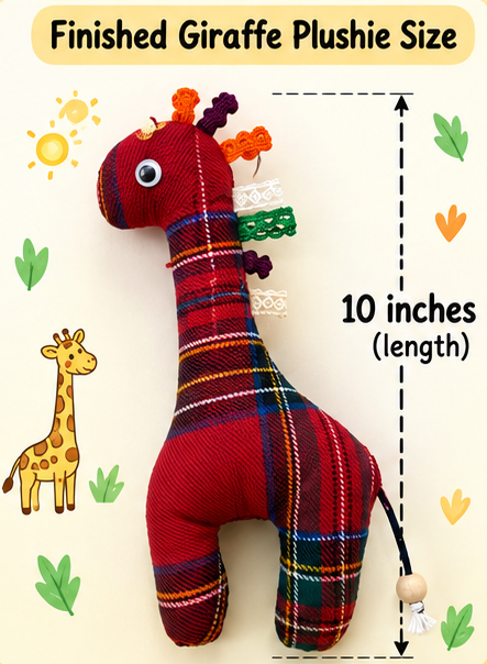 Giraffe DIY Plushie Kit