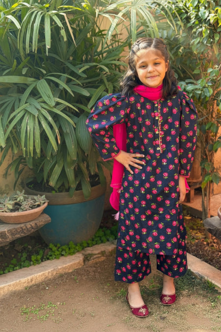 Black and Pink Shirt Sitara