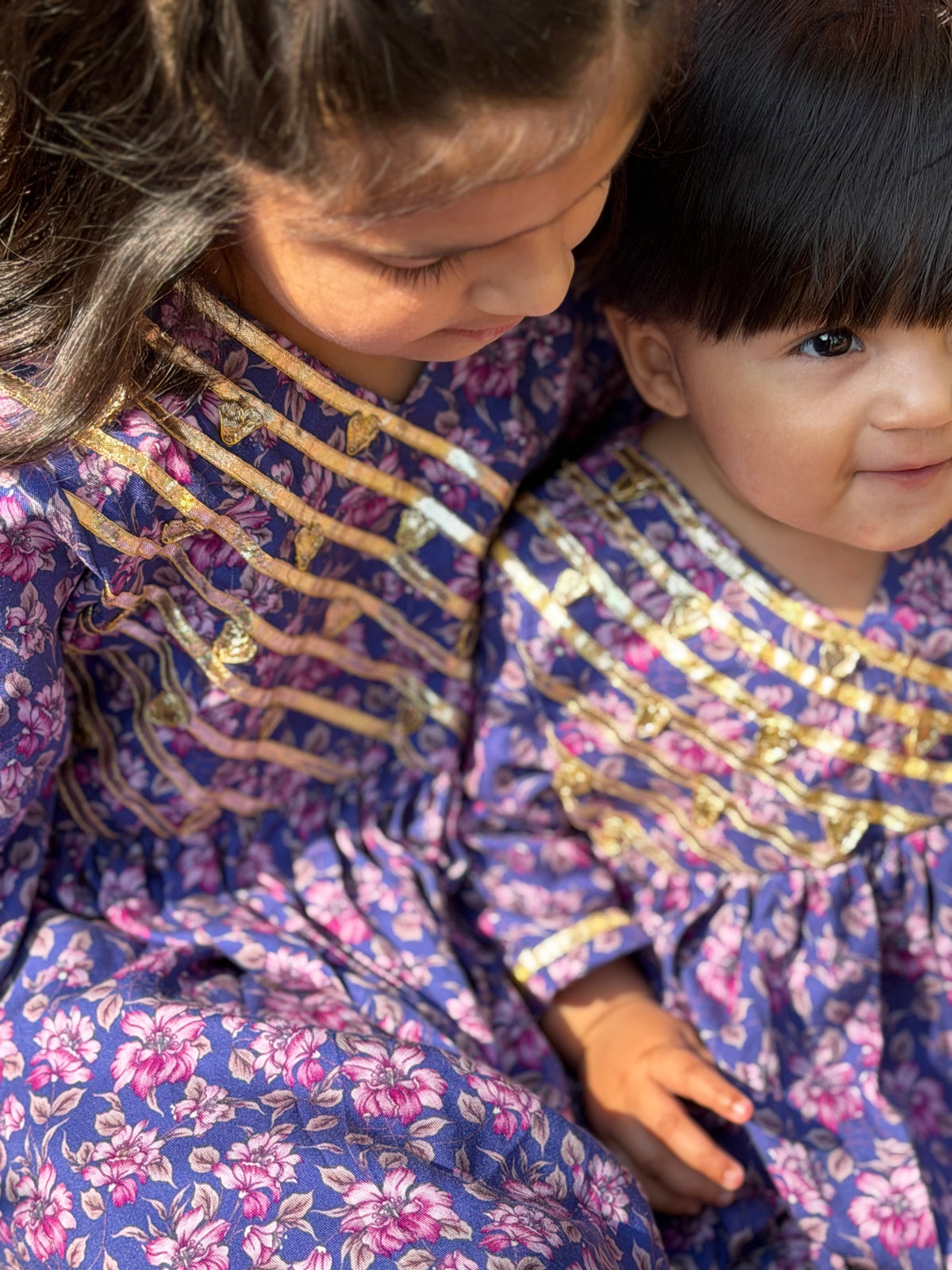 Purple Gharara Set
