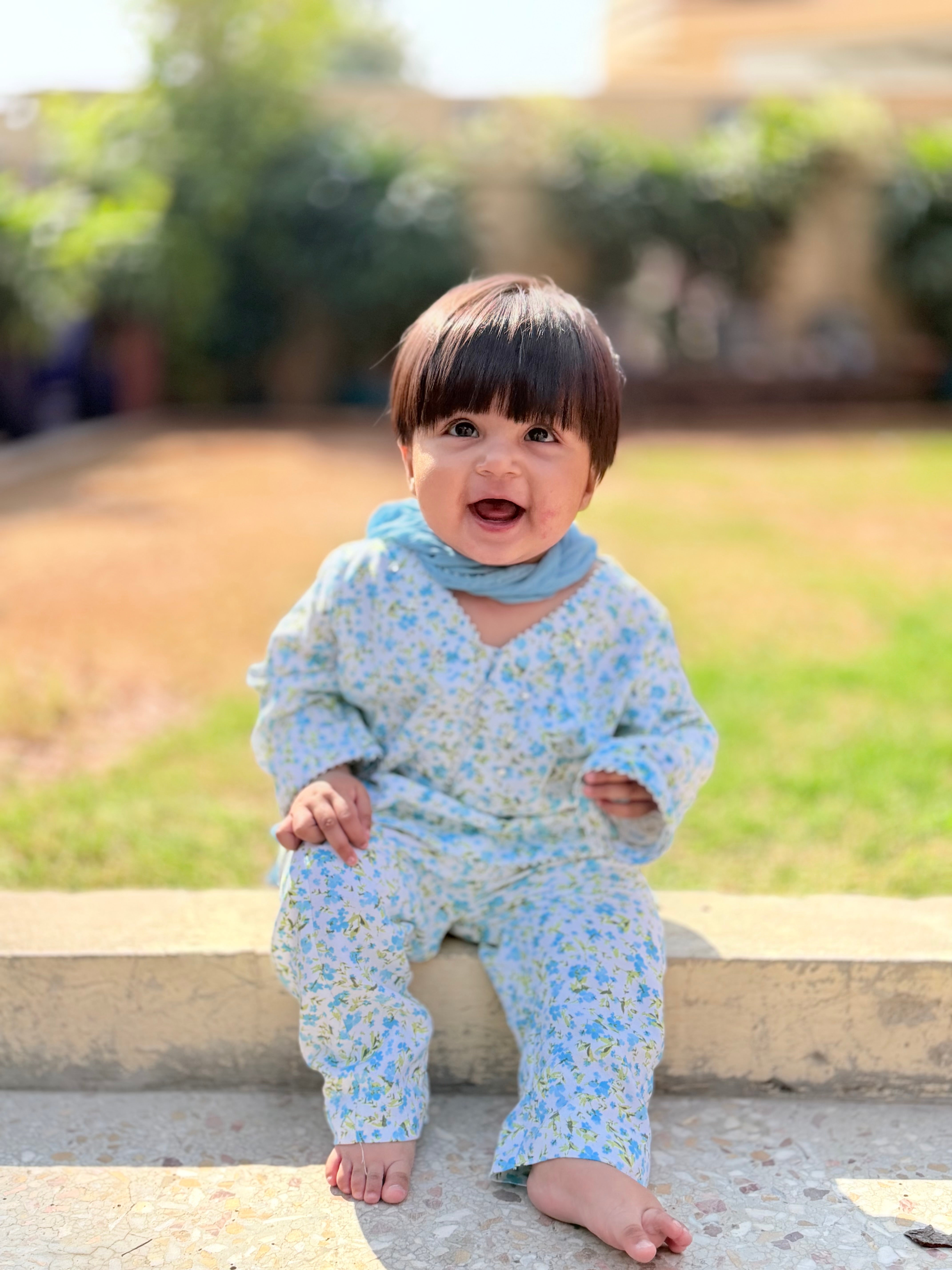 Blue Blossom Matching Set