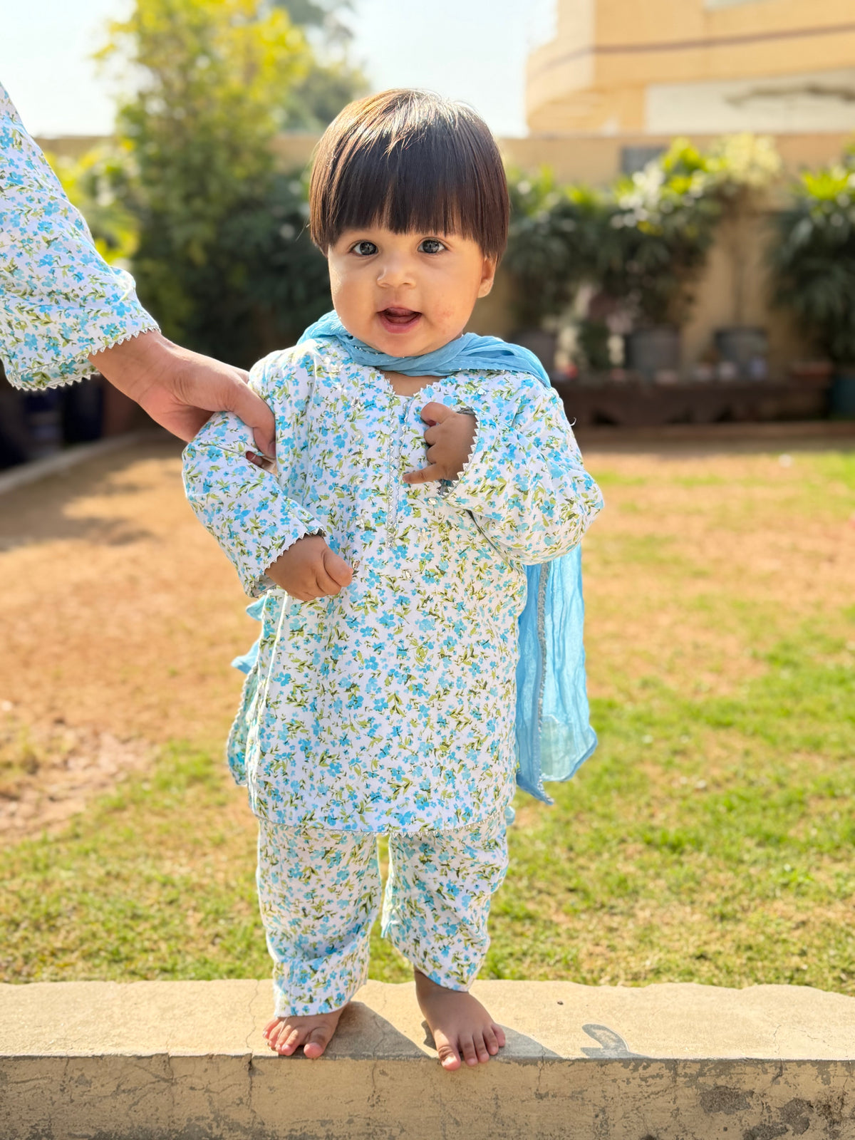 Blue Blossom Matching Set