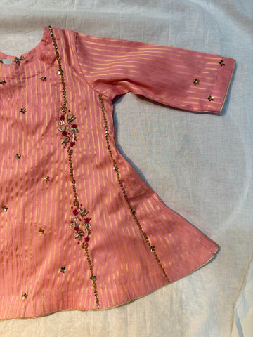 Pink Frock Gharara