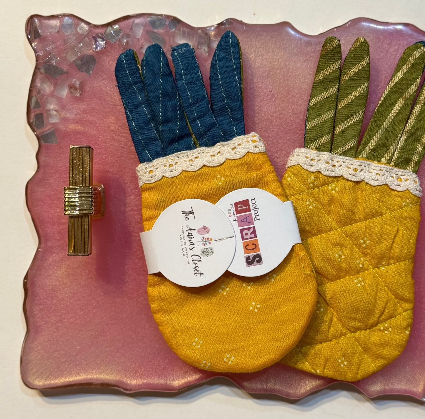 Dull Yellow Pineapple Coasters