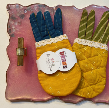 Dull Yellow Pineapple Coasters
