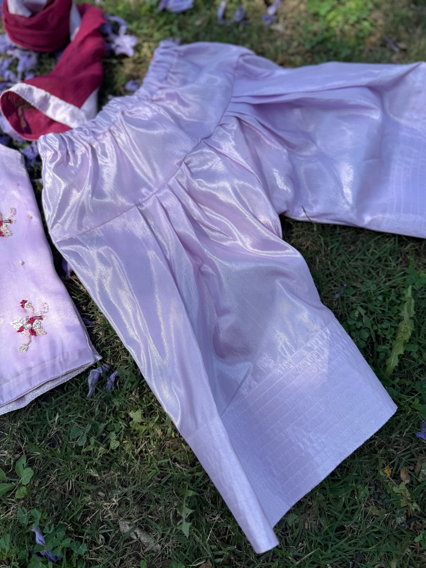 Lilac Farshi Shalwar Set