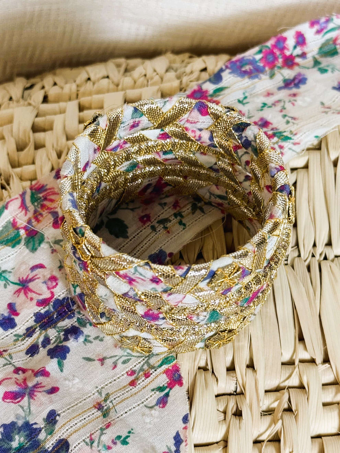 White Multicolor Gotta Bangles