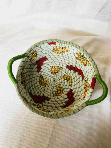 Green, Yellow and Red Basket