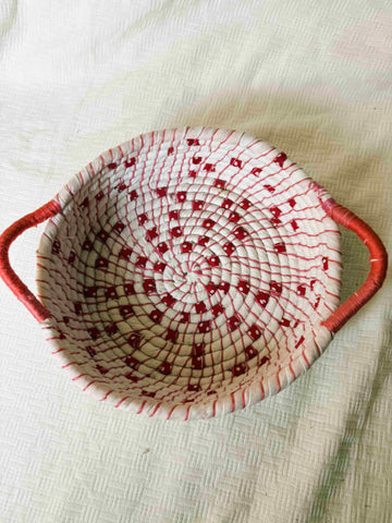 Red and White Basket