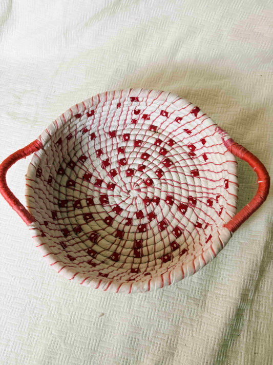 Red and White Basket