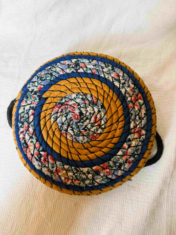 Mustered Blue Basket