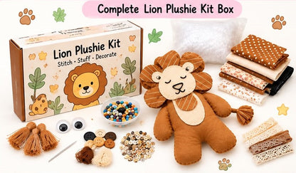 Lion DIY Plushie Kit