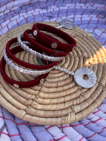 Bangle Set - Maroon