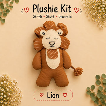 Lion DIY Plushie Kit