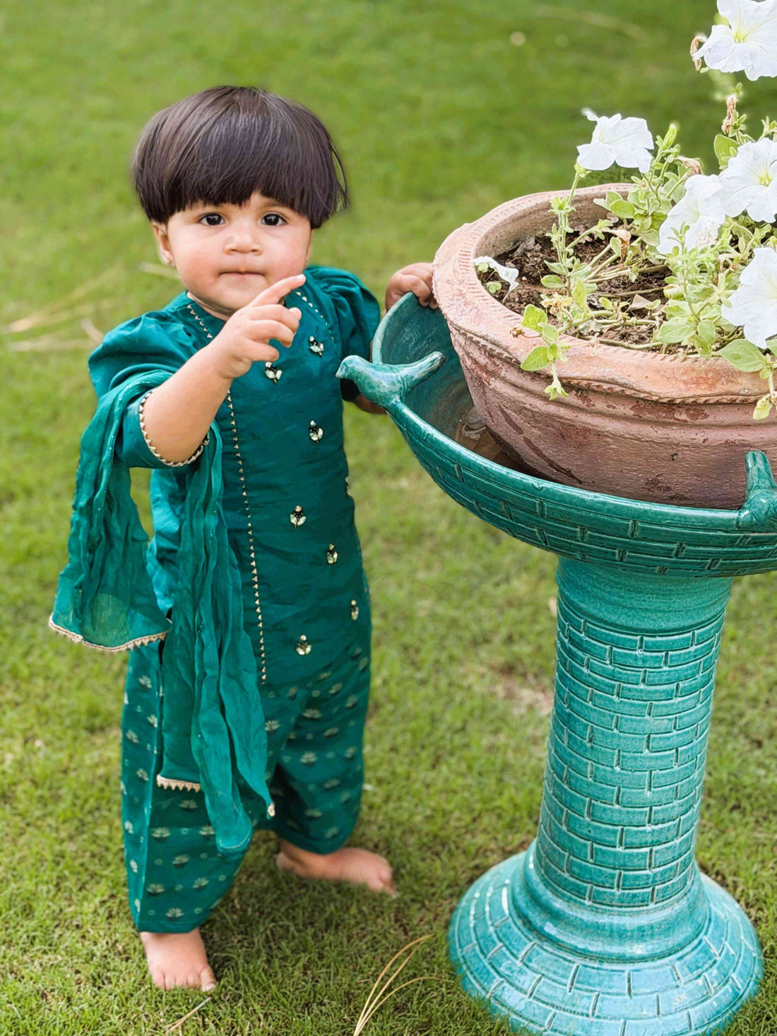 Forest Green Flapper Set