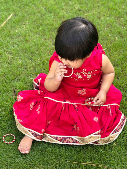 Gulabi Cholli Lehnga