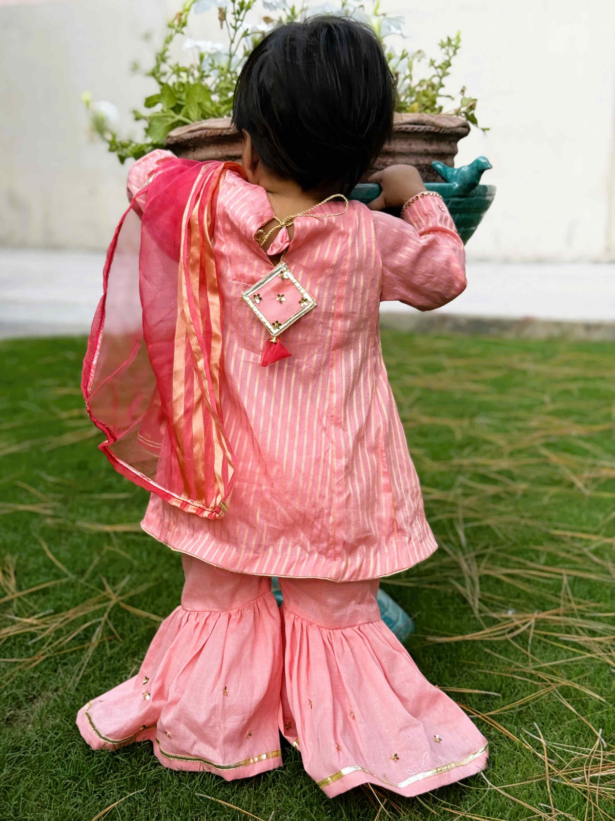 Pink Frock Gharara