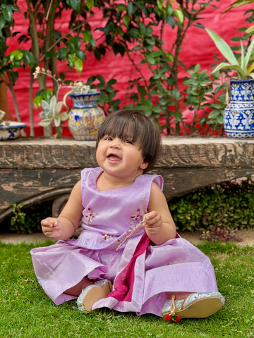 Lilac Farshi Shalwar Set