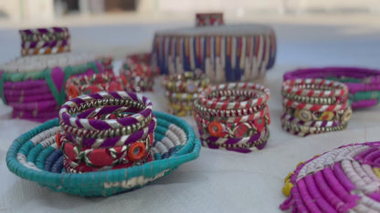 Purple & Orange Gotta Bangles