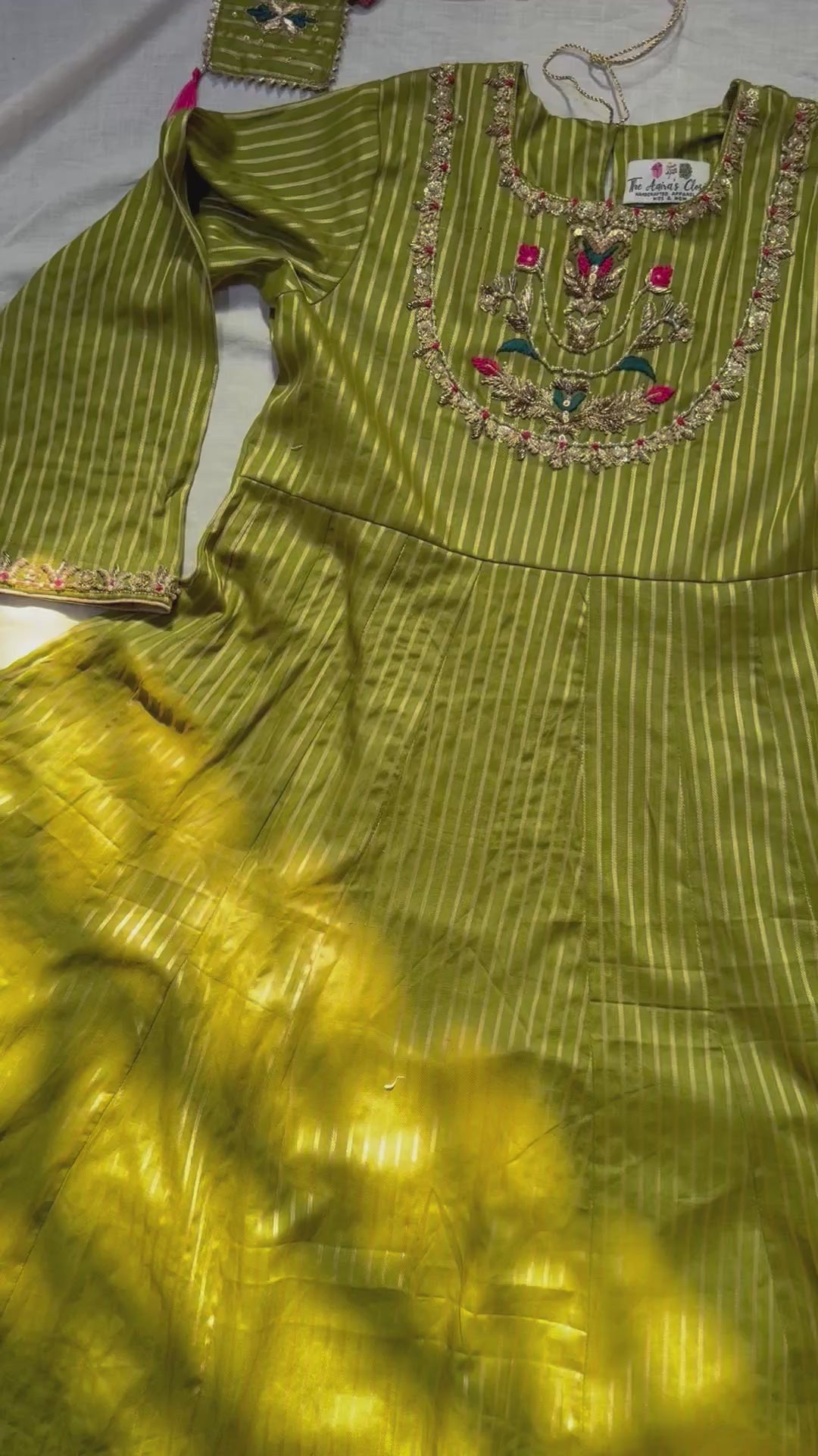 Green flapper , Frock set